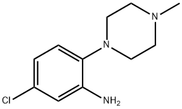 5-CHLORO-2-(4-METHYL-PIPERAZIN-1-YL)-PHENYLAMINE Struktur