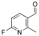 6-FLUORO-3-FORMYL-2-PICOLINE Struktur