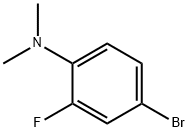 4-BROMO-N,N-DIMETHYL-2-FLUOROANILINE Struktur