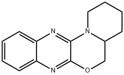 1,2,3,4,4A,5-HEXAHYDROPYRIDO[1',2':4,5][1,4]OXAZINO[2,3-B]QUINOXALINE Struktur