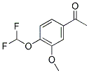 1-(4-DIFLUOROMETHOXY-3-METHOXY-PHENYL)-ETHANONE Struktur