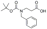 3-[BENZYL(TERT-BUTOXYCARBONYL)AMINO]PROPANOIC ACID Struktur