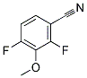 2,4-DIFLUORO-3-METHOXYBENZONITRILE Struktur