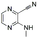 3-(METHYLAMINO)-2-PYRAZINECARBONITRILE Struktur