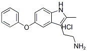 2-(2-METHYL-5-PHENOXY-1H-INDOL-3-YL)ETHANAMINE HYDROCHLORIDE Struktur