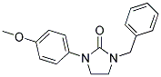 1-BENZYL-3-(4-METHOXYPHENYL)IMIDAZOLIDIN-2-ONE Struktur