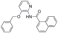 NAPHTHYL-N-(3-(PHENYLMETHOXY)(2-PYRIDYL))FORMAMIDE Struktur