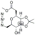 2-(2,3-ISOPROPYLIDENE-6-AZIDO-6DEOXY-BETA-D-MANNOPYRANOSYL)-ACETIC ACID METHYL ESTER Struktur