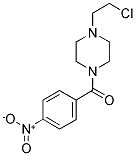 [4-(2-CHLORO-ETHYL)-PIPERAZIN-1-YL]-(4-NITRO-PHENYL)-METHANONE Struktur