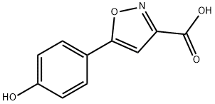 5-(4-HYDROXY-PHENYL)-ISOXAZOLE-3-CARBOXYLIC ACID Struktur