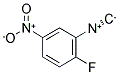 2-FLUORO-5-NITROPHENYLISOCYANIDE Struktur