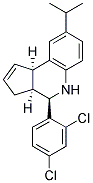 (3AS,4R,9BR)-4-(2,4-DICHLOROPHENYL)-8-ISOPROPYL-3A,4,5,9B-TETRAHYDRO-3H-CYCLOPENTA[C]QUINOLINE Struktur