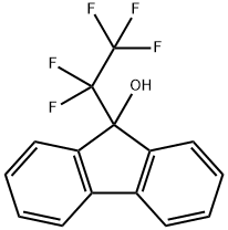 9-PENTAFLUOROETHYL-9H-FLUOREN-9-OL Structure