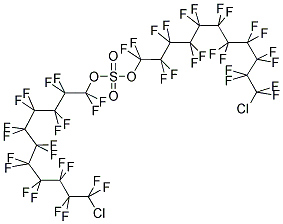 BIS(11-CHLOROPERFLUOROUNDECYL)SULFATE Struktur