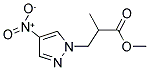 2-METHYL-3-(4-NITRO-PYRAZOL-1-YL)-PROPIONIC ACID METHYL ESTER Struktur