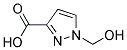 1-HYDROXYMETHYL-1 H-PYRAZOLE-3-CARBOXYLIC ACID Struktur