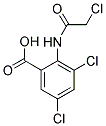 3,5-DICHLORO-2-(2-CHLORO-ACETYLAMINO)-BENZOIC ACID Struktur