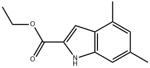 4,6-DIMETHYL-1H-INDOLE-2-CARBOXYLIC ACID ETHYL ESTER Struktur