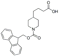 4-(1-FMOC-PIPERIDIN-4-YL)-BUTANOIC ACID Struktur