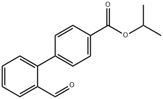 2'-FORMYL-BIPHENYL-4-CARBOXYLIC ACID ISOPROPYL ESTER Struktur