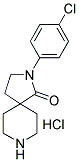 2-(4-CHLOROPHENYL)-2,8-DIAZASPIRO[4.5]DECAN-1-ONE HYDROCHLORIDE Struktur