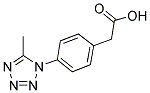 [4-(5-METHYL-TETRAZOL-1-YL)-PHENYL]-ACETIC ACID Struktur