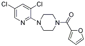 1-(3,5-DICHLOROPYRIDIN-2-YL)-4-(2-FUROYL)PIPERAZINE Struktur