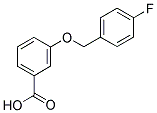 3-(4-FLUORO-BENZYLOXY)-BENZOIC ACID Struktur