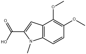 4,5-DIMETHOXY-1-METHYL-1H-INDOLE-2-CARBOXYLIC ACID Struktur