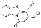 3-(CHLOROMETHYL)-1-OXO-1H-PYRIDO[2,1-B][1,3]BENZOTHIAZOLE-4-CARBONITRILE Struktur