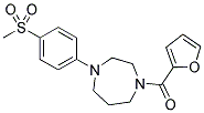 1-(2-FUROYL)-4-[4-(METHYLSULFONYL)PHENYL]-1,4-DIAZEPANE Struktur