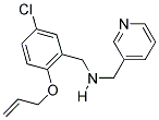 1-[2-(ALLYLOXY)-5-CHLOROPHENYL]-N-(PYRIDIN-3-YLMETHYL)METHANAMINE Struktur