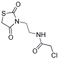 2-CHLORO-N-[2-(2,4-DIOXO-THIAZOLIDIN-3-YL)-ETHYL]-ACETAMIDE Struktur