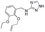 N-[2-(ALLYLOXY)-3-ETHOXYBENZYL]-1H-1,2,4-TRIAZOL-3-AMINE Struktur