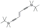 1,6-BIS-(TERT-BUTYLDIMETHYLSILYL)-3-HEXEN-1,5-DIYNE Struktur