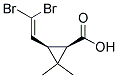 CIS 3-(2,2-DIBROMOVINYL)-2,2-DIMETHYL-(1-CYCLOPROPANE)CARBOXYLIC ACID Struktur