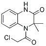 4-(CHLOROACETYL)-3,3-DIMETHYL-3,4-DIHYDROQUINOXALIN-2(1H)-ONE Struktur