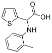 THIOPHEN-2-YL-O-TOLYLAMINO-ACETIC ACID Struktur