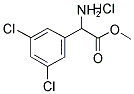 AMINO-(3,5-DICHLORO-PHENYL)-ACETIC ACID METHYL ESTER HCL Struktur