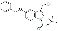 5-BENZYLOXY-3-HYDROXYMETHYLINDOLE-1-CARBOXYLIC ACID TERT-BUTYL ESTER Struktur