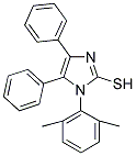 1-(2,6-DIMETHYLPHENYL)-4,5-DIPHENYL-1H-IMIDAZOLE-2-THIOL Struktur