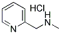 METHYLPYRIDIN-2-YLMETHYLAMINE HYDROCHLORIDE Struktur