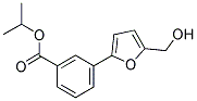 ISOPROPYL 3-[5-(HYDROXYMETHYL)-2-FURYL]BENZOATE Struktur