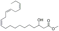 3(R,S)-HYDROXY-11(Z),14(Z),17(Z)-EICOSATRIENOIC ACID METHYL ESTER Struktur