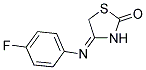 (4E)-4-[(4-FLUOROPHENYL)IMINO]-1,3-THIAZOLIDIN-2-ONE Struktur