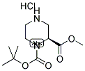 (S)-PIPERAZINE-1,2-DICARBOXYLIC ACID 1-TERT-BUTYL ESTER 2-METHYL ESTER HCL Struktur