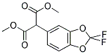 2-(2,2-DIFLUOROBENZODIOXOL-5-YL)-MALONIC ACID DIMETHYL ESTER Struktur