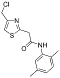 2-[4-(CHLOROMETHYL)-1,3-THIAZOL-2-YL]-N-(2,5-DIMETHYLPHENYL)ACETAMIDE Struktur