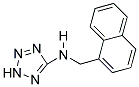 N-(1-NAPHTHYLMETHYL)-2H-TETRAZOL-5-AMINE Struktur