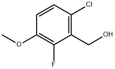 6-CHLORO-2-FLUORO-3-METHOXYBENZYL ALCOHOL Struktur